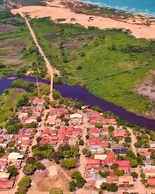 Paisagem de Dunas de Itaunas Espirito Santo